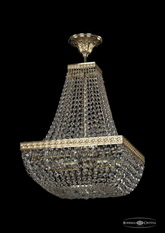 

Люстра на штанге Bohemia Ivele Crystal 19282/H2/35IV G