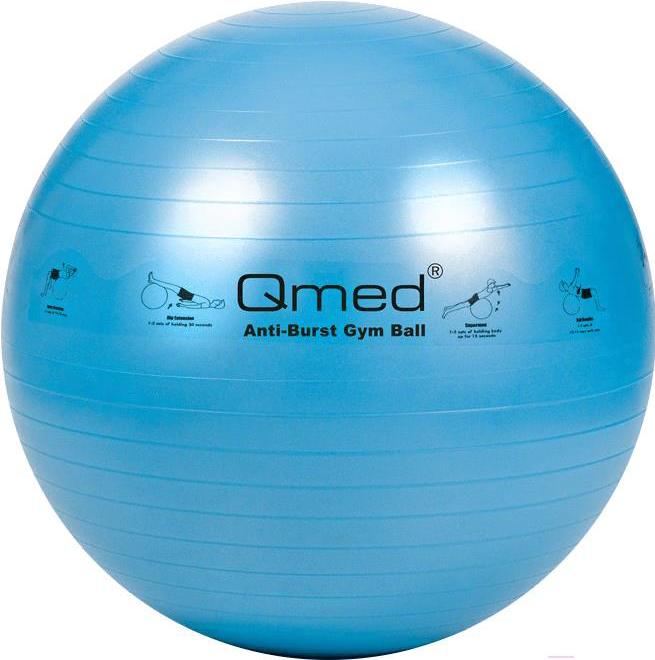 

Фитбол гладкий Qmed ABS Gym Ball 75 см (голубой), ABS Gym Ball 75 см