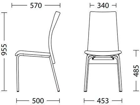 

Стул Nowy Styl Muza Chrome (V-27), Muza Chrome (V-27)