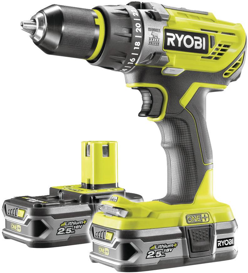 

Дрель-шуруповерт RYOBI ONE + R18PD31-225S [5133003433], ONE + R18PD31-225S