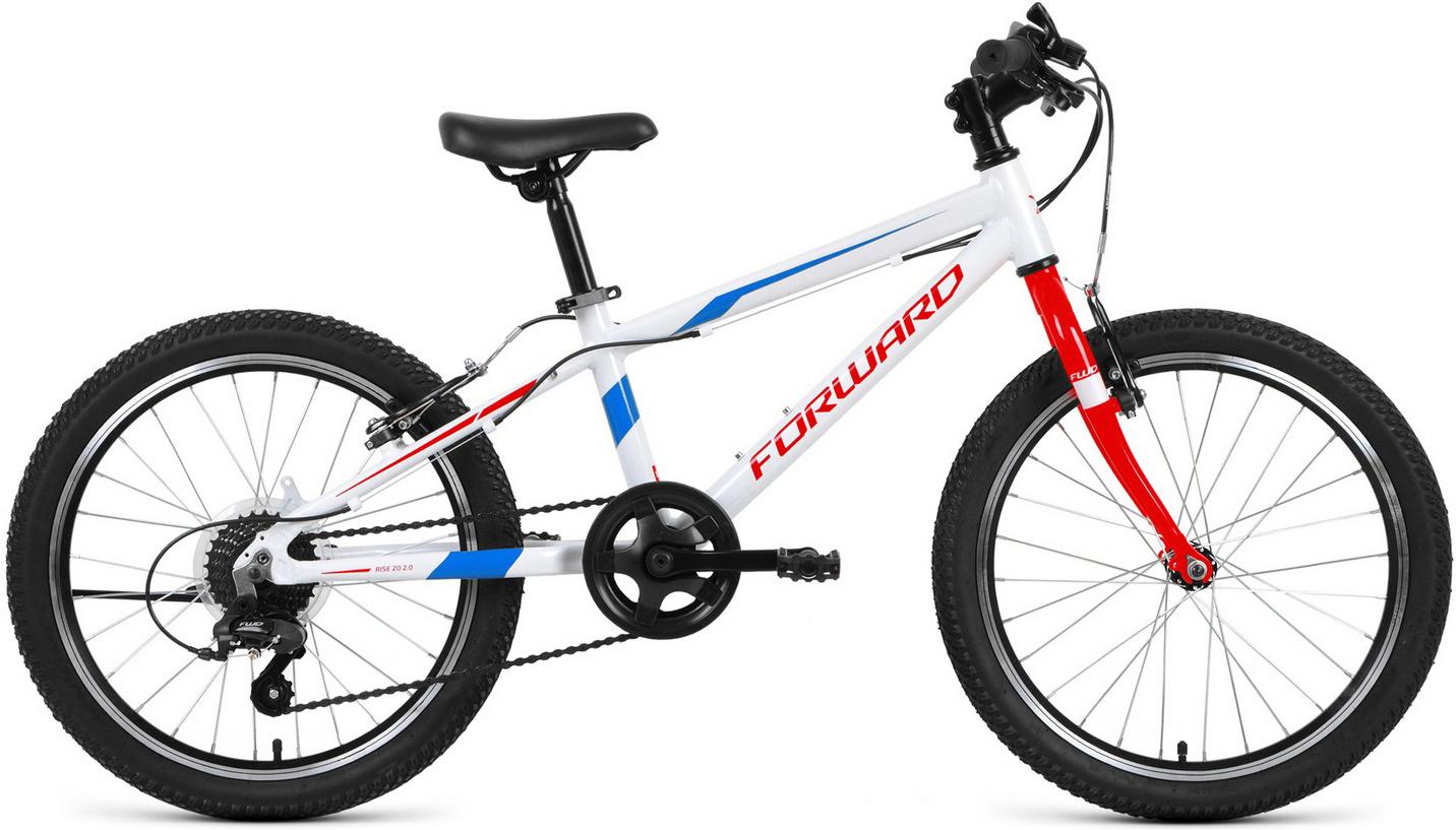 

Велосипед Forward Rise 20 2.0 2020 белый, Rise 20 2.0 2020