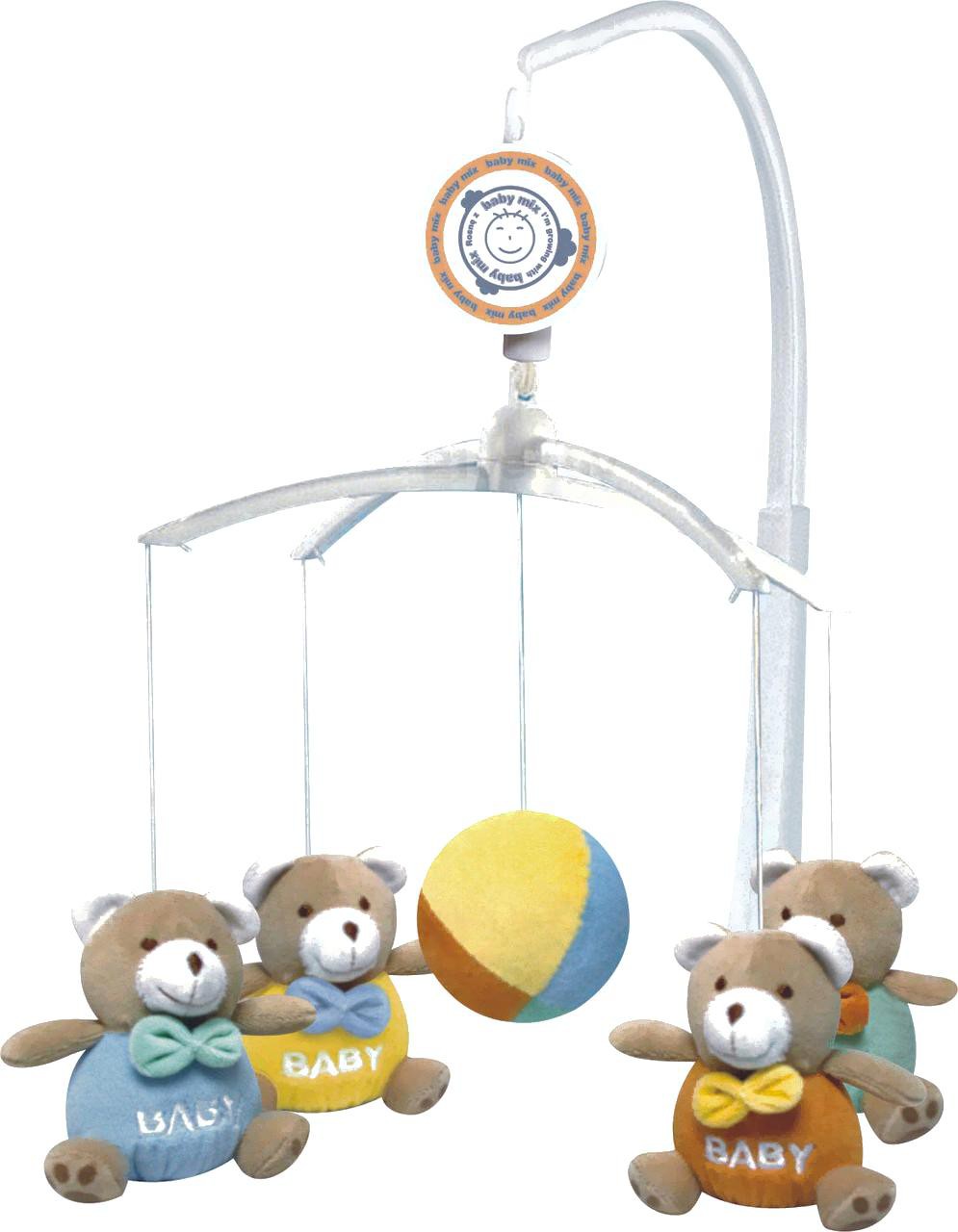 

Игрушка Baby Mix 715M Мишки Baby, Мобиль на кроватку Baby Mix 715M Мишки Baby