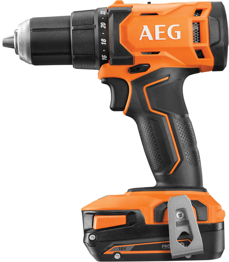 

Дрель-шуруповерт AEG Powertools BS18G4-202C [4935478630], Дрель-шуруповерт AEG Powertools BS 18G4-202C 4935478630 (с 2-мя АКБ, кейс)