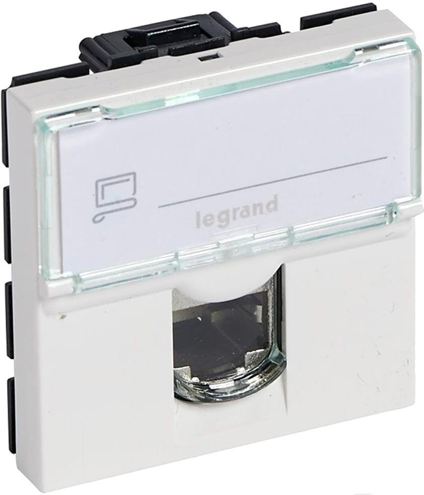 

Розетка Legrand Mosaic 76554 белый