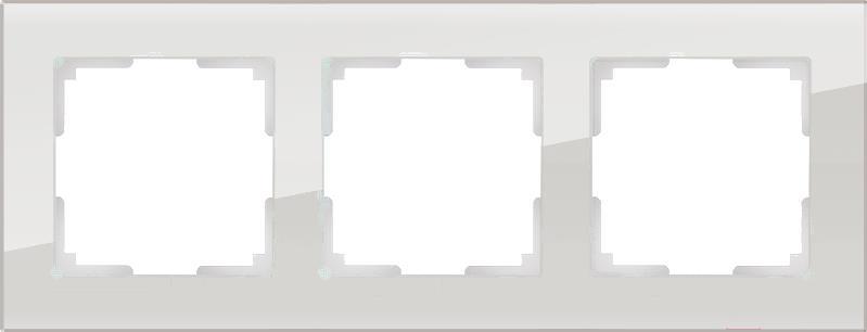 

Рамка для выключателя и розетки Werkel Favorit3 поста WL01-Frame-03 дымчатый/стекло [a030787], Favorit3 поста WL01-Frame-03