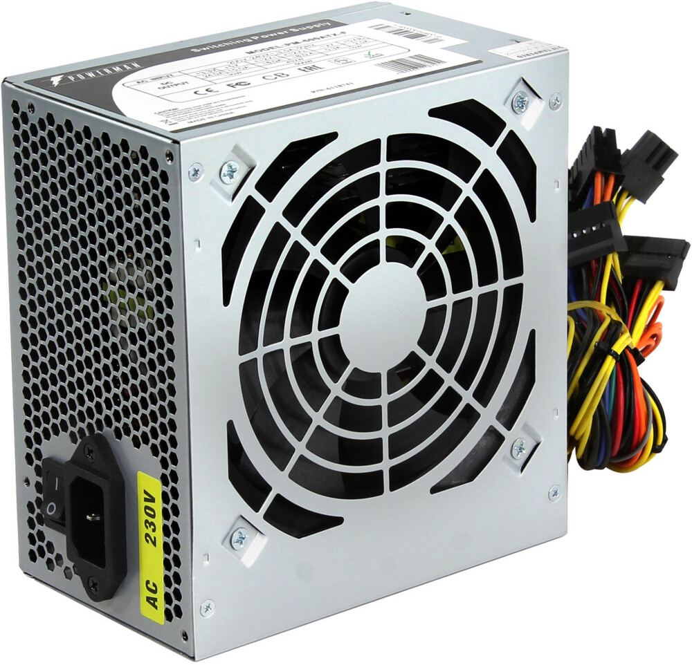 

Блок питания Powerman PM-500ATX-F [6136308], Блок питания для компьютеров Powerman PM-500ATX-F 6136308