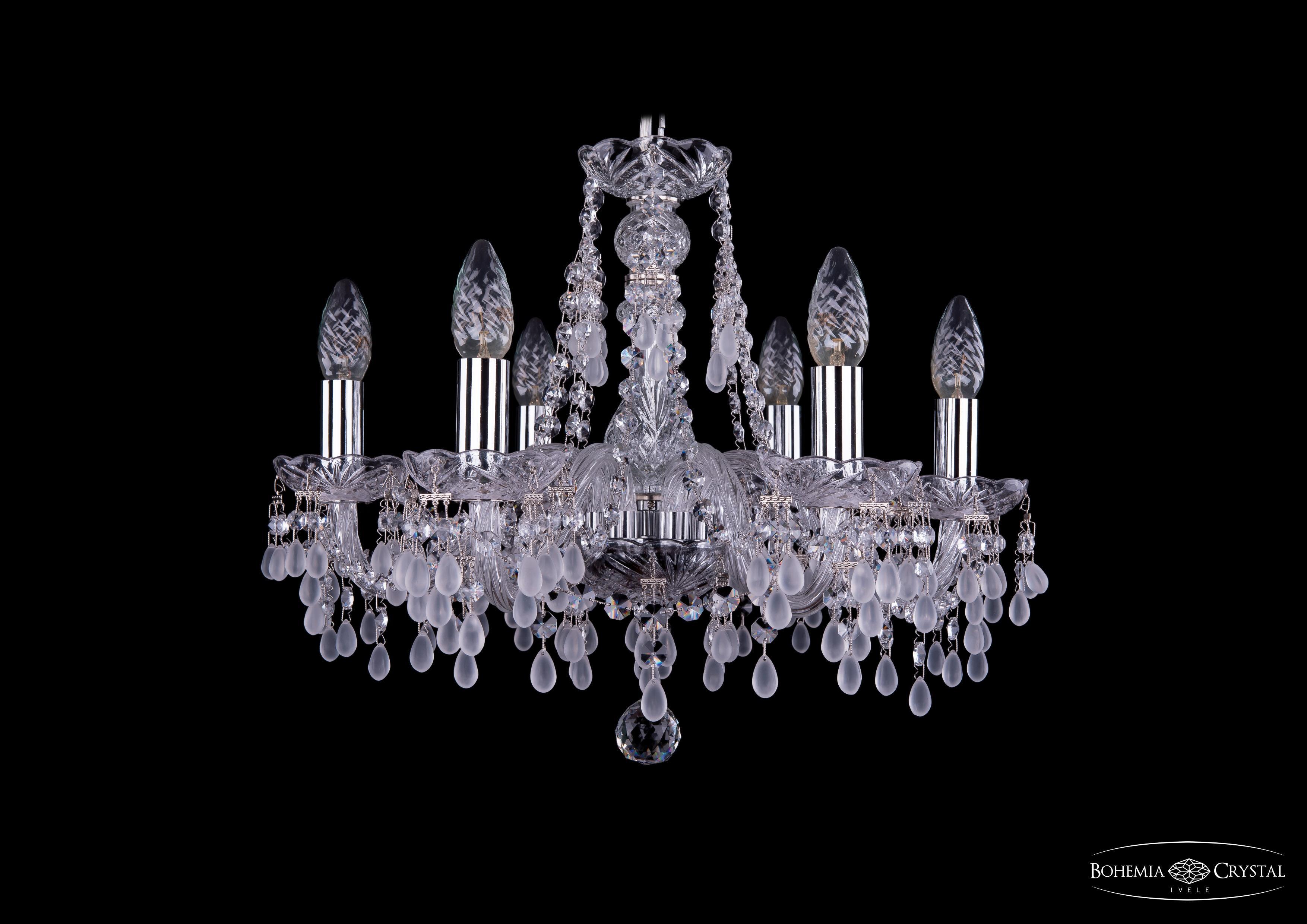 

Подвесная люстра Bohemia Ivele Crystal 1410/6/160 Ni V0300