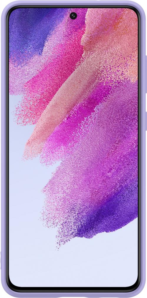 

Чехол для телефона Samsung Silicone Cover S21 FE Violet [EF-PG990TVEGRU], Silicone Cover S21 FE