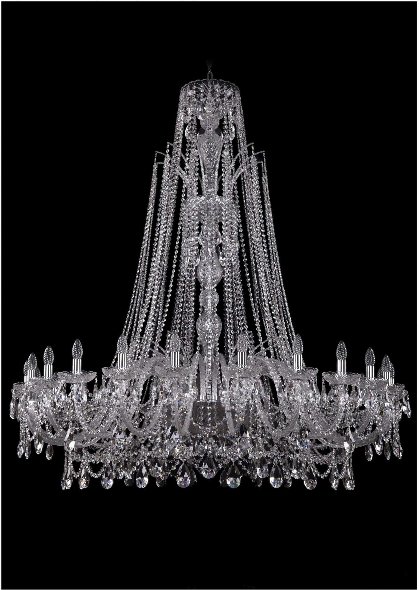 

Подвесная люстра Bohemia Ivele Crystal 1411/24/530/XL-163/Ni