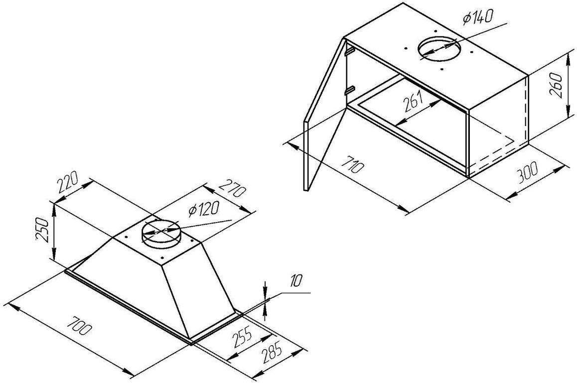

Вытяжка KUPPERSBERG Inlinea 70 LX, Inlinea 70 LX