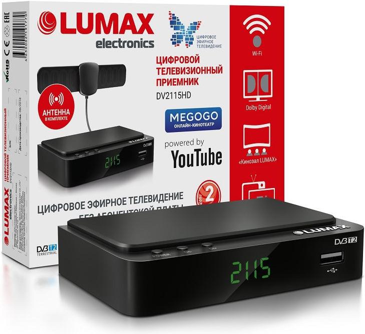 

Приемник цифрового ТВ Lumax DV2115HD, DV2115HD