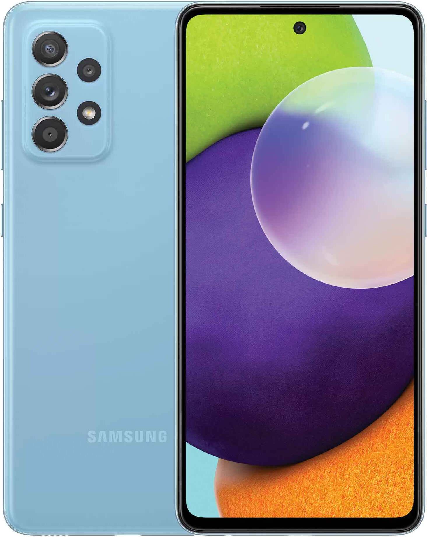 

Смартфон Samsung Galaxy A52 256GB Blue (SM-A525FZBICAU)