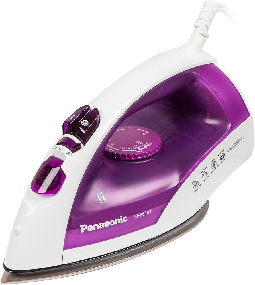 

Утюг Panasonic NI-E610T, Утюг Panasonic NI-E610TVTW фиолетовый/белый