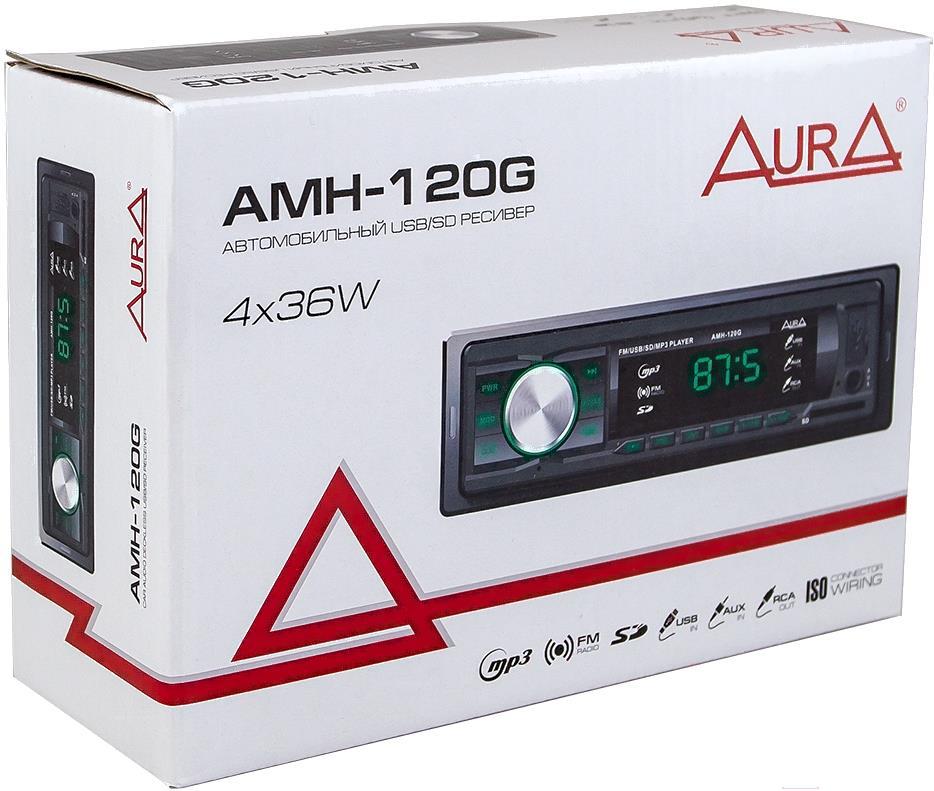 

Бездисковая автомагнитола AURA AMH-120G, Автомагнитола Aura AMH-120G