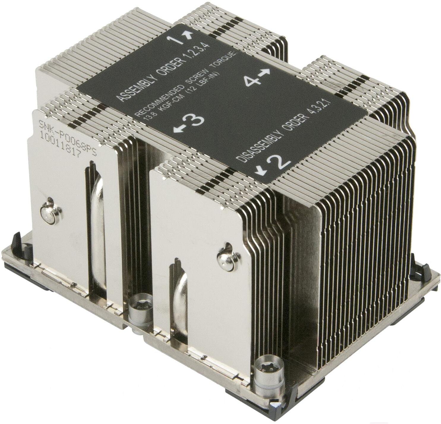 

Кулер для процессора Supermicro SNK-P0068PS, Радиатор SuperMicro SNK-P0068PS