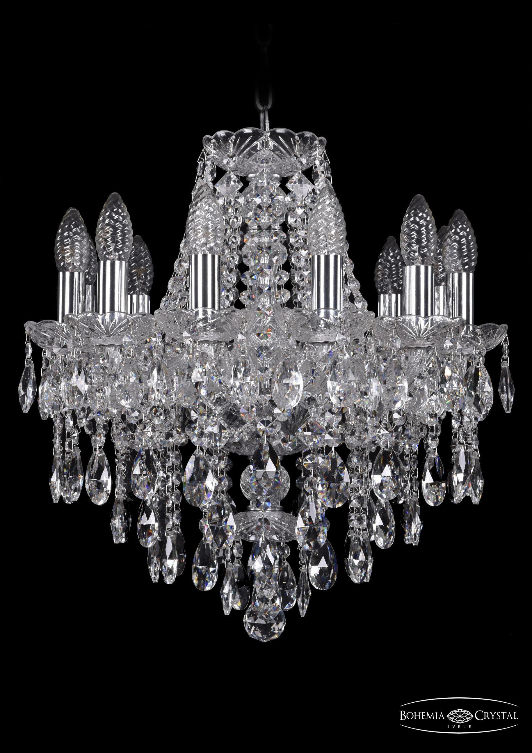 

Подвесная люстра Bohemia Ivele Crystal 1415/12/141/Ni