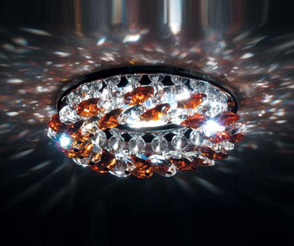 

Встраиваемый точечный светильник Donolux DL061.02.1/7 crystal/topaz, DL061.02.1/7 crystal/topaz