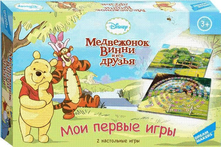 

Настольная игра Dream Makers Медвежонок Винни. Мои первые [1308], Медвежонок Винни. Мои первые игры