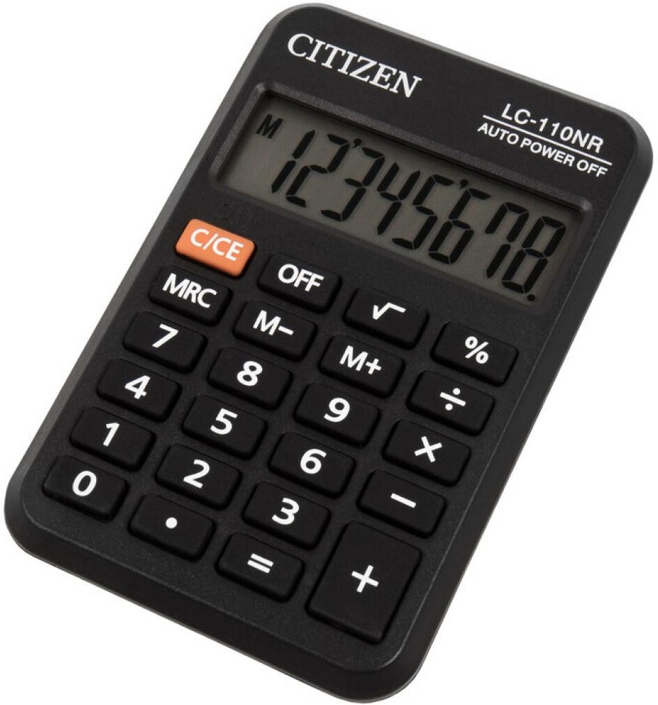 

Калькулятор Citizen LC-110NR черный