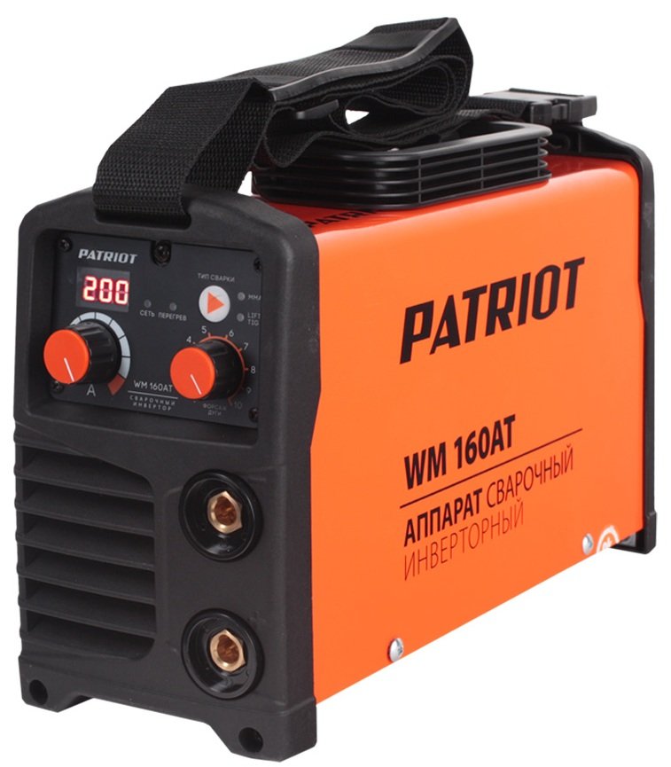 

Инвертор сварочный PATRIOT WM 160AT MMA, WM 160AT MMA
