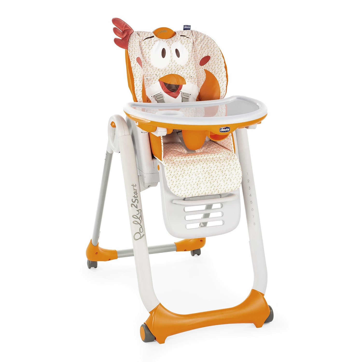 

Стульчик для кормления Chicco Polly 2 Start Цыпленок 340728037 [00079205960000], Polly 2 Start Цыпленок 340728037