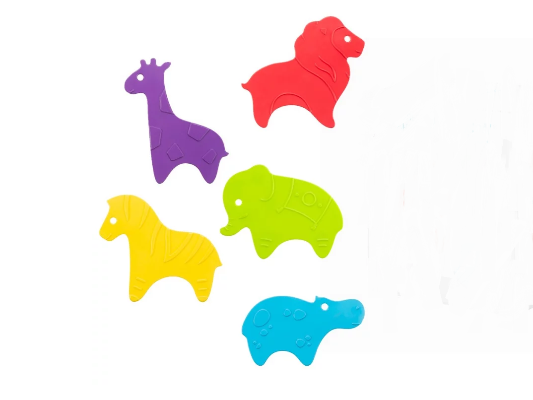 

Антискользящие мини-коврики Roxy-Kids Animals 15 шт. (RBM-015-AN)