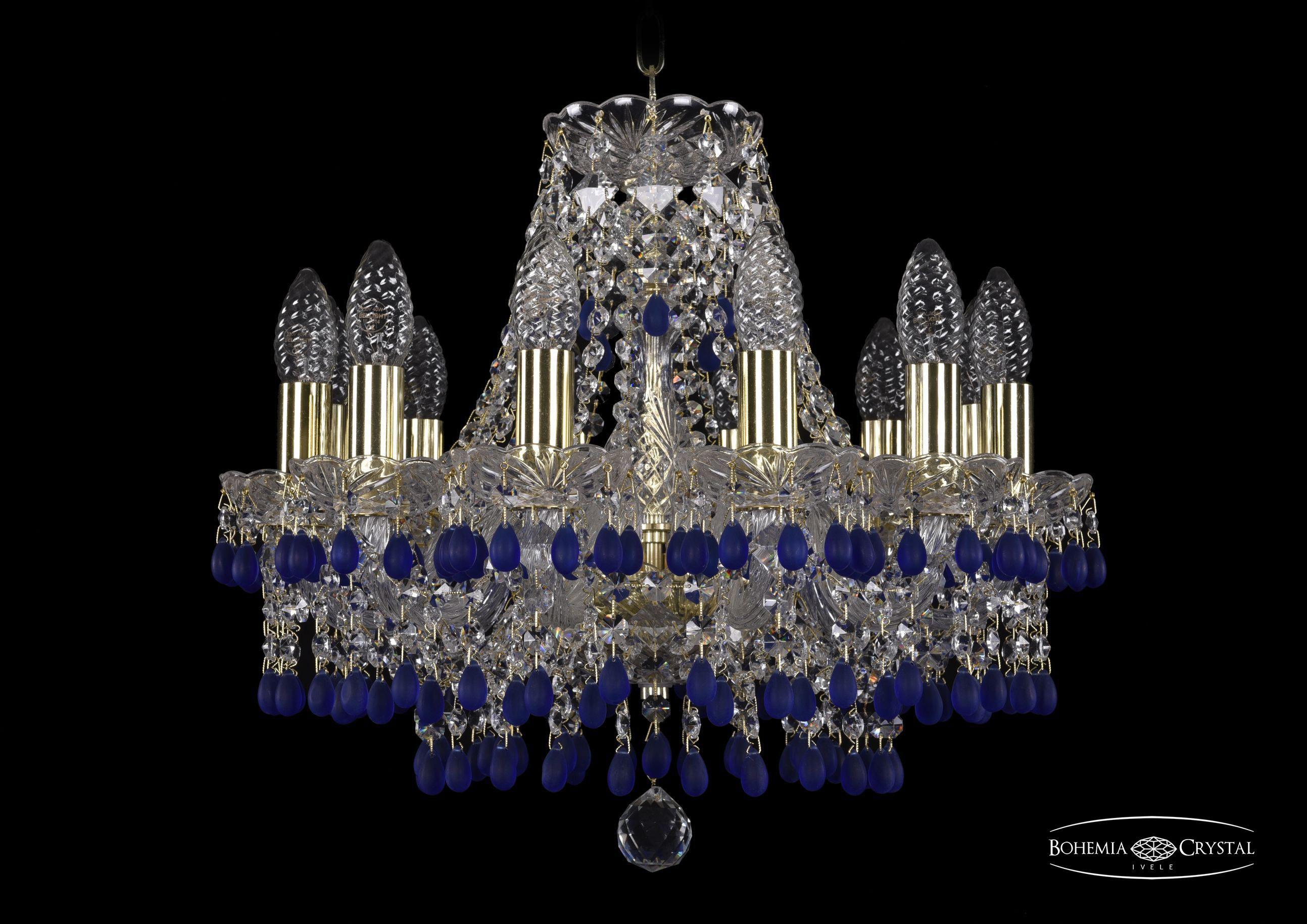 

Подвесная люстра Bohemia Ivele Crystal 1410/12/141/G/V3001