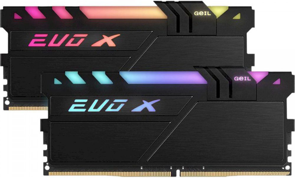 

Оперативная память GeIL DDR4 [GEXSB416GB3200C16ADC], Оперативная память GeIL EVO X II 2x8GB DDR4 PC4-25600 GEXSB416GB3200C16ADC