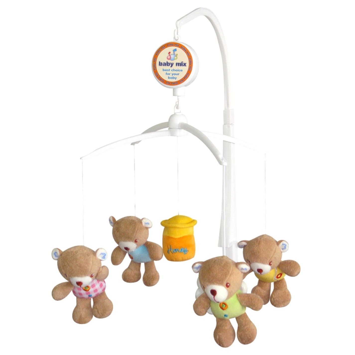 

Мобиль на кроватку Baby Mix 788M (мишки с медом), Мишки с медом