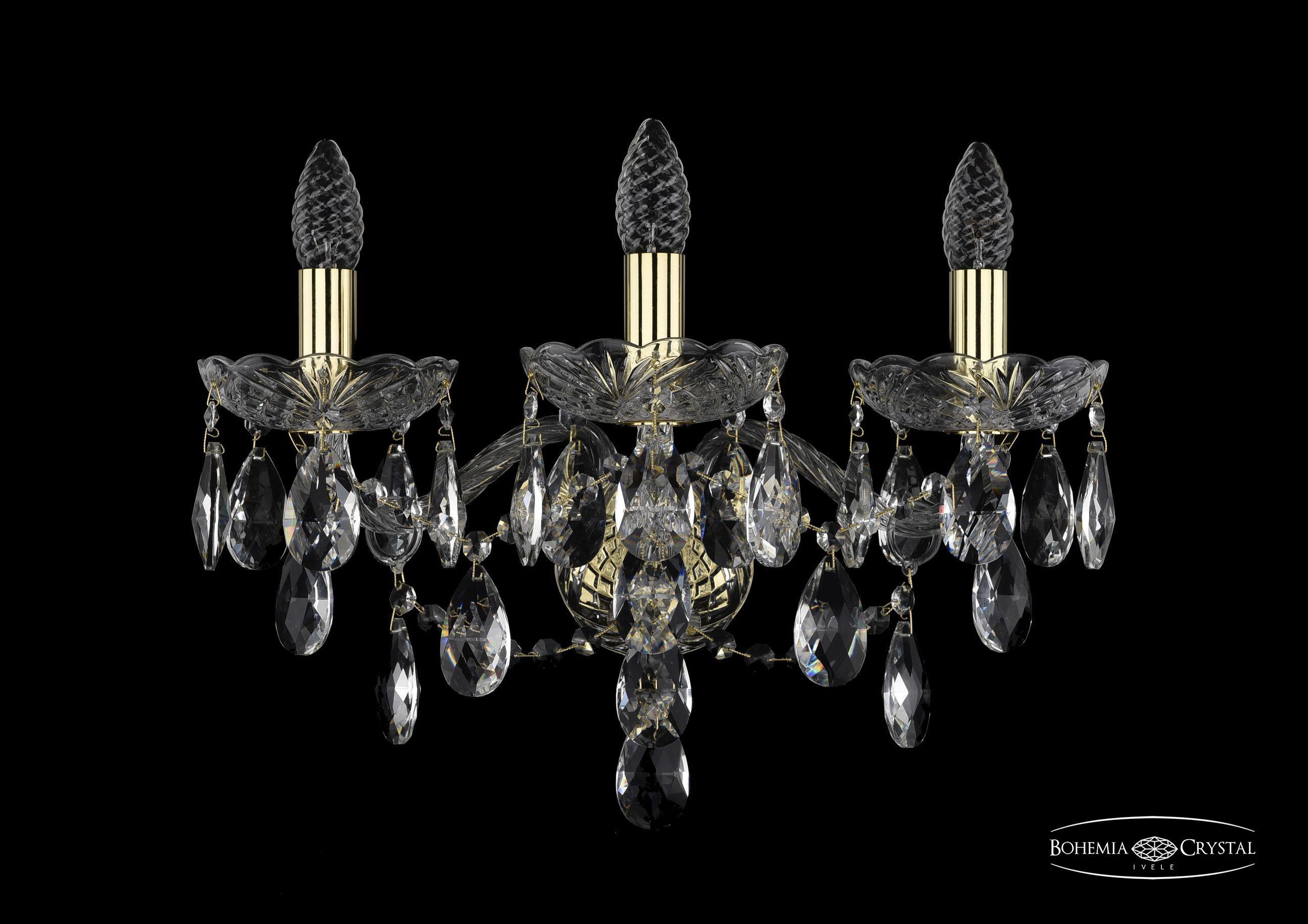 

Бра Bohemia Ivele Crystal 1415B/3/165/XL/G
