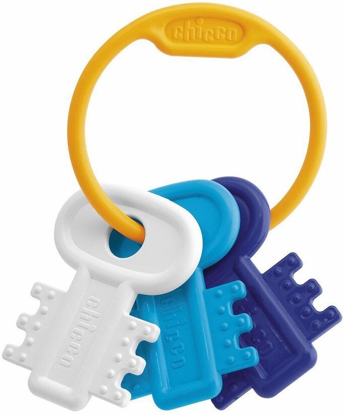 

Прорезыватель для зубов Chicco Baby Classic Ключи на кольце 340628027 голубой [00063216200000], Прорезыватель для зубов Chicco Baby Classic Ключи на кольце 340628027 00063216200000 голубой
