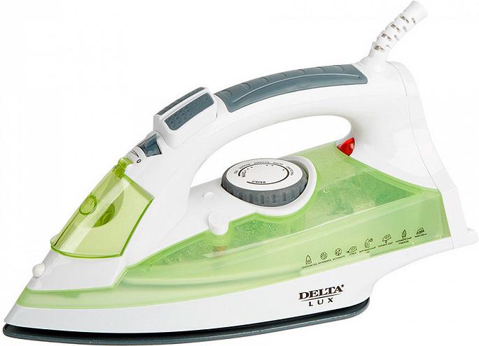 

Утюг Delta Lux DL-350 (белый/зеленый), Lux DL-350