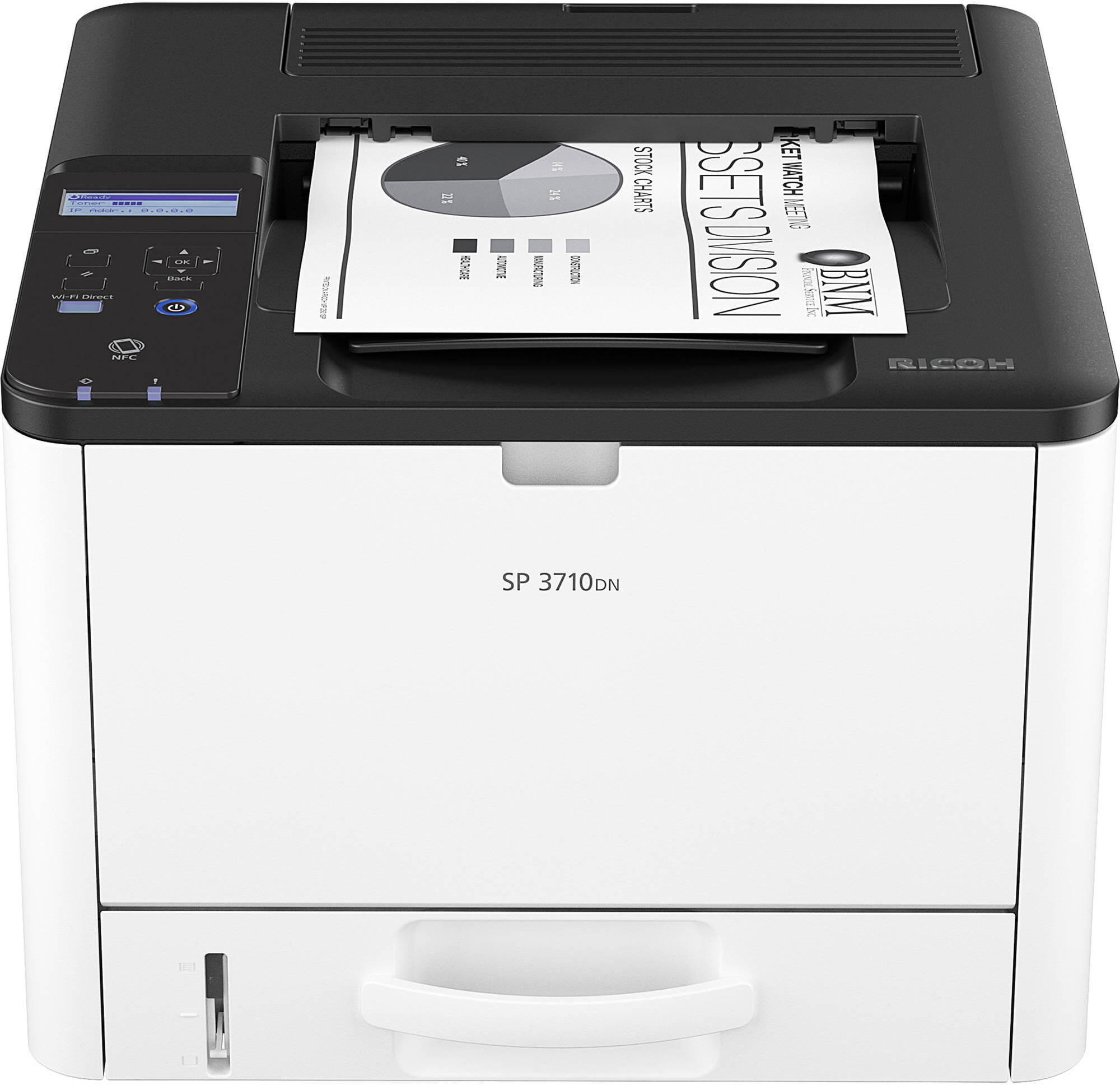 

Принтер Ricoh SP 3710DN белый/черный [408273], Лазерный принтер Ricoh SP 3710DN 408273 белый/черный