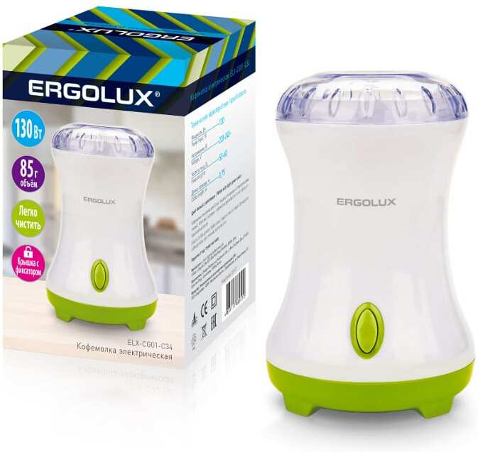 

Кофемолка Ergolux ELX-CG01-C34
