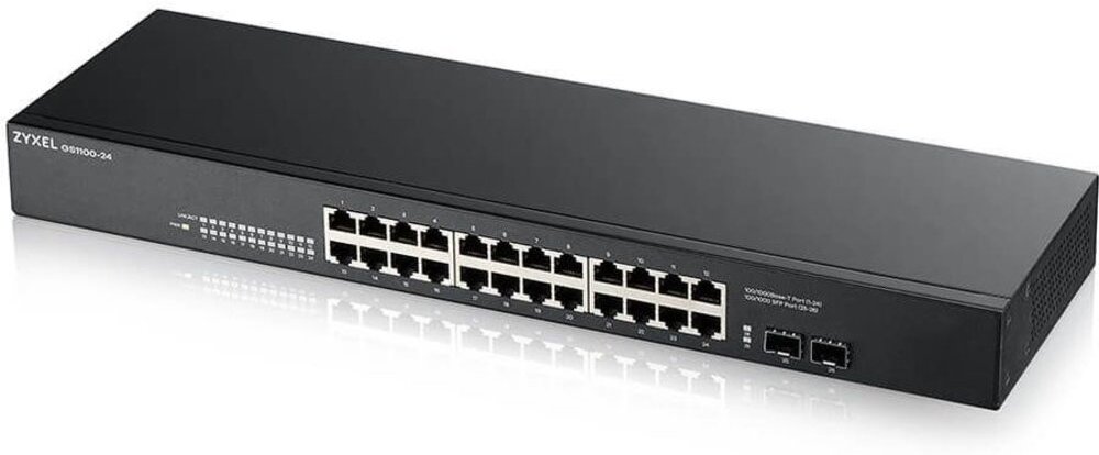

Коммутатор Zyxel GS1100-24 [GS1100-24-EU0103F], (Zyxel GS1100-24-EU0103F)