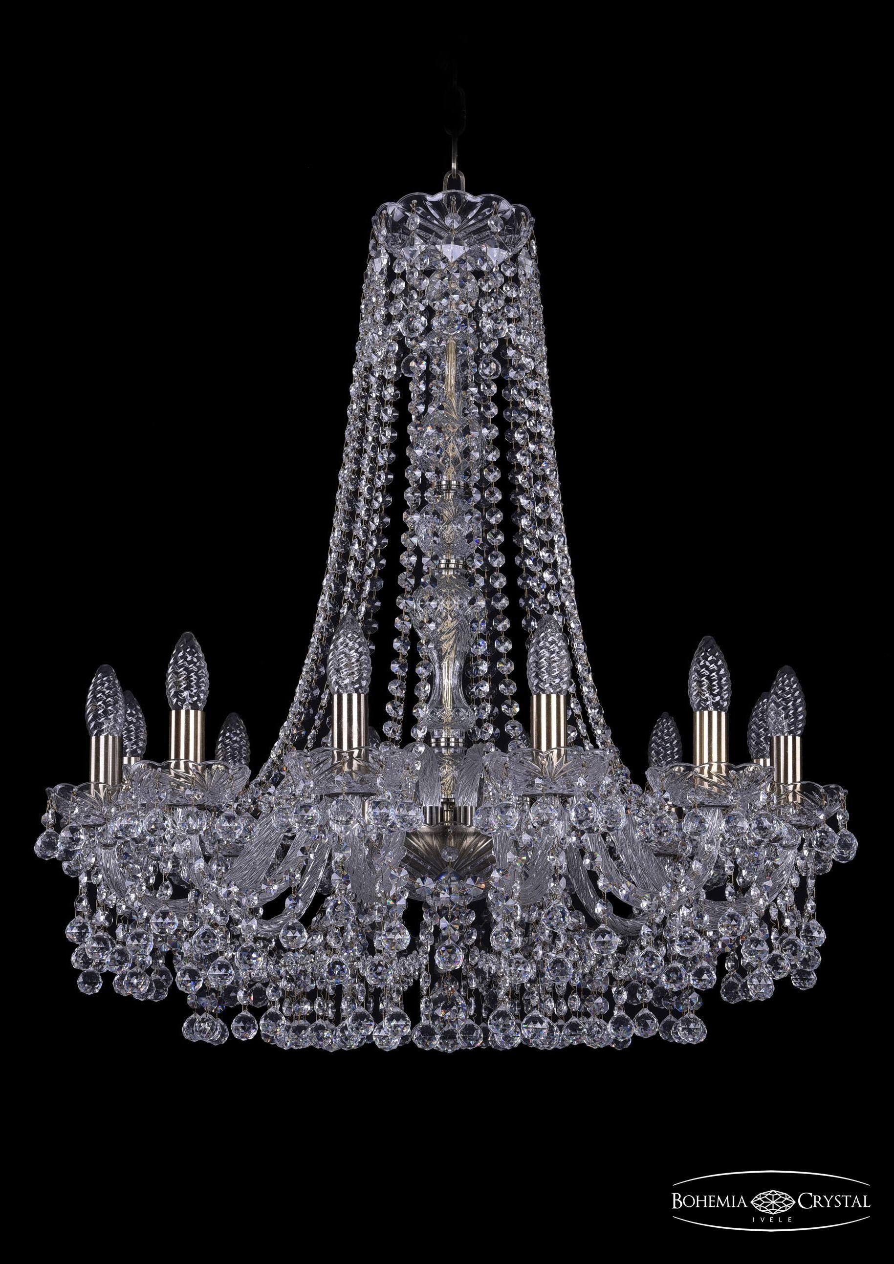 

Подвесная люстра Bohemia Ivele Crystal 1409/12/240/h-76/Pa