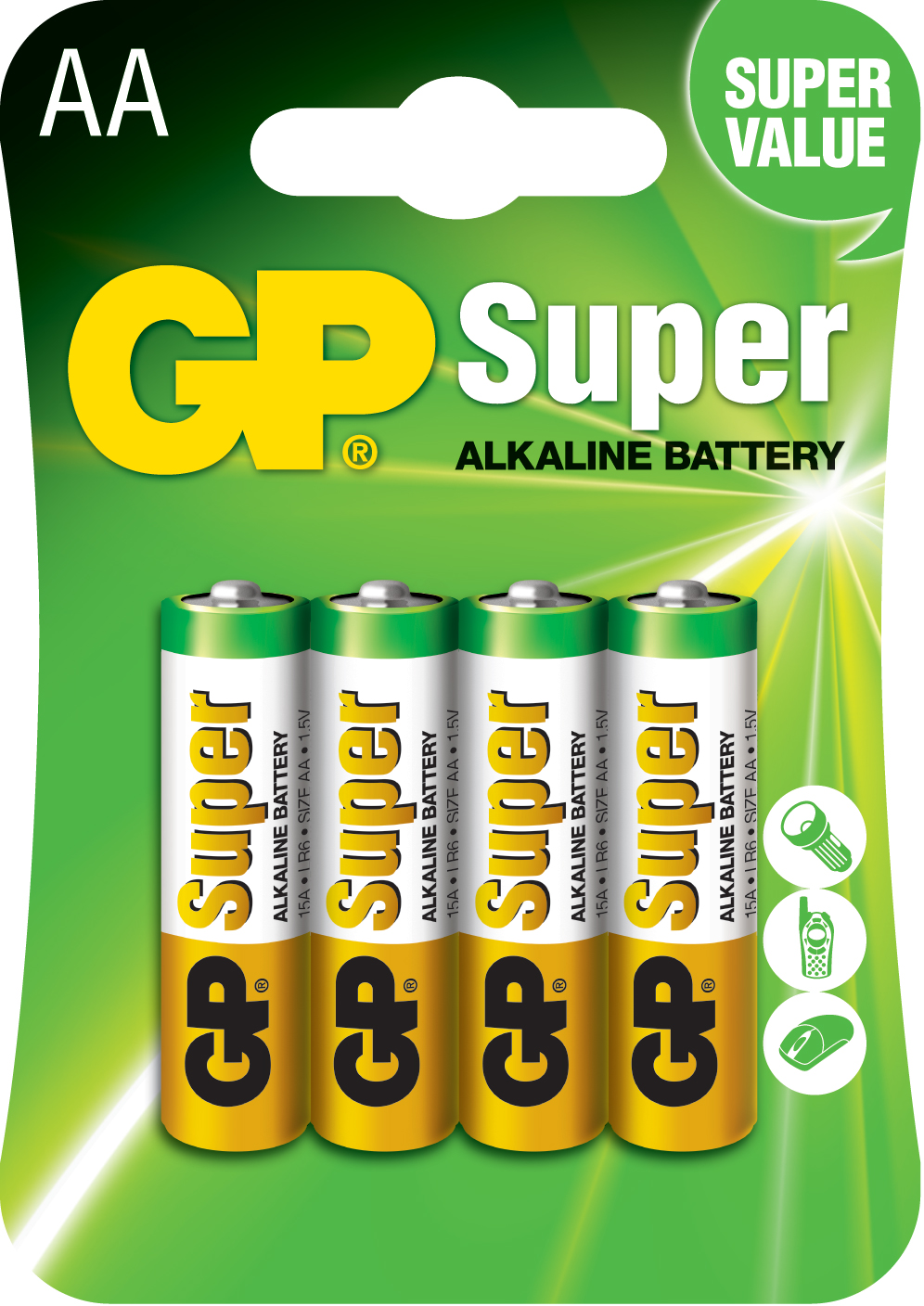 

GP Super LR06/15A 4BP Эл.питания