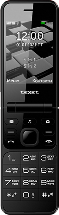 

Мобильный телефон TeXet TM-405 Black, Мобильный телефон TeXet TM-405 (черный)