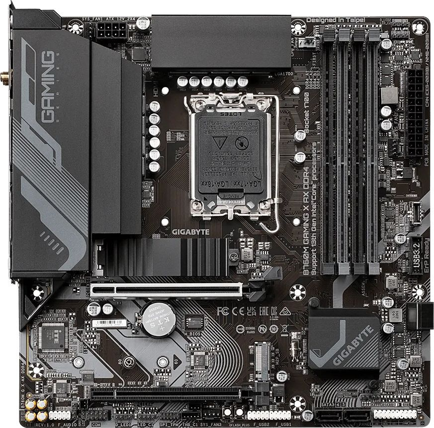 

Материнская плата Gigabyte B760M G X AX DDR4 Soc-1700 Intel