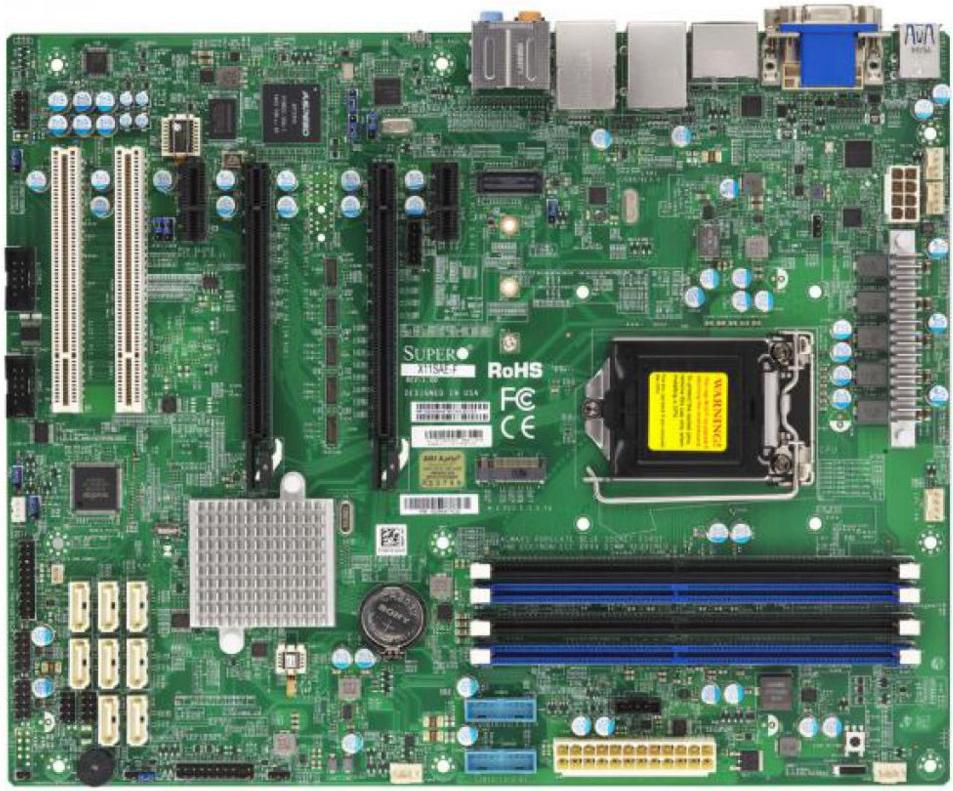 

Материнская плата Supermicro MBD-X11SAE-F-O, MBD-X11SAE-F-O