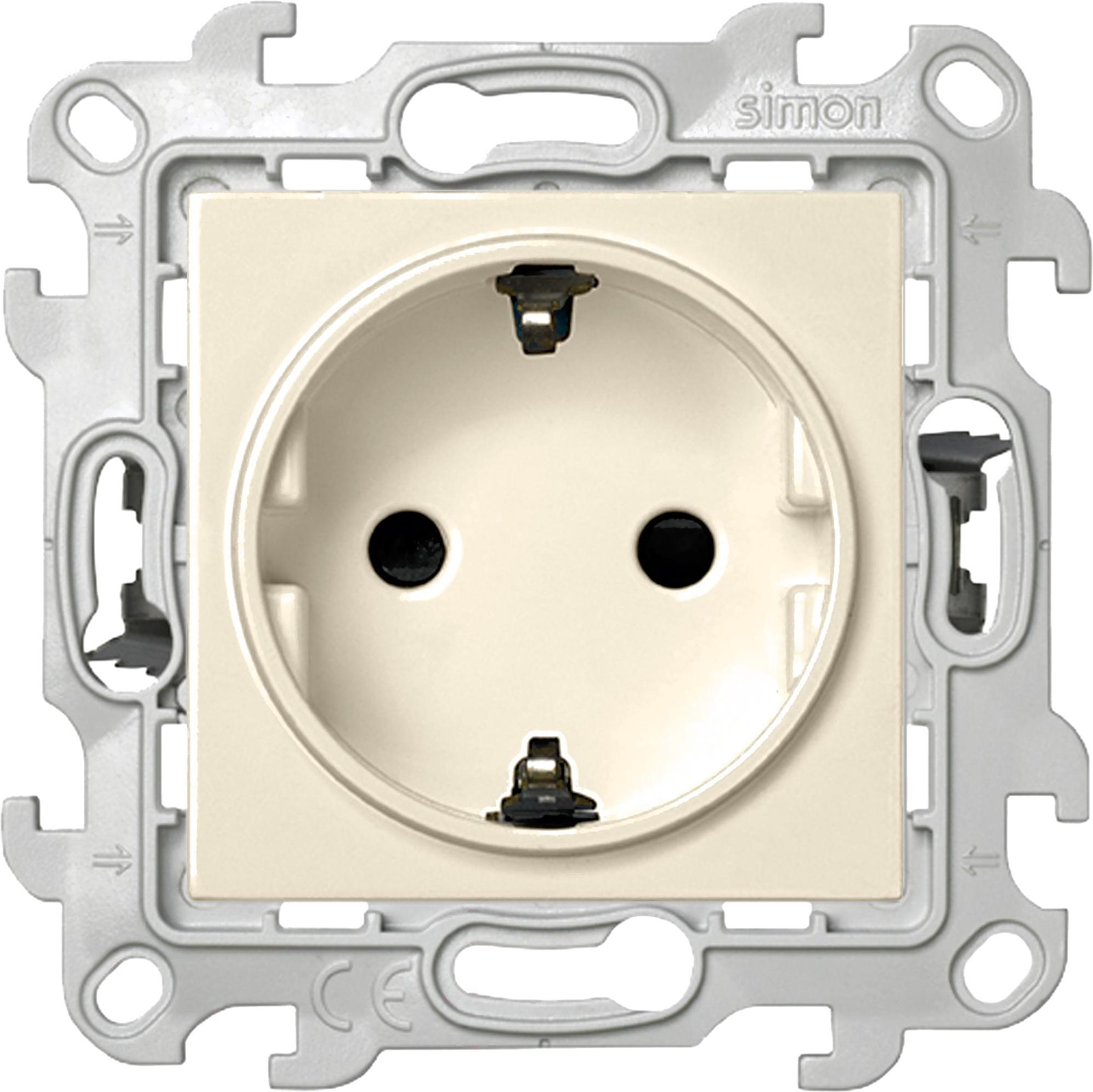 

Розетка Simon 2420432-031 слоновая кость, 2420432-031