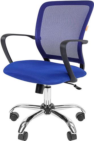 

Офисное кресло CHAIRMAN 698 TW-05 синий хром, 698 TW-05