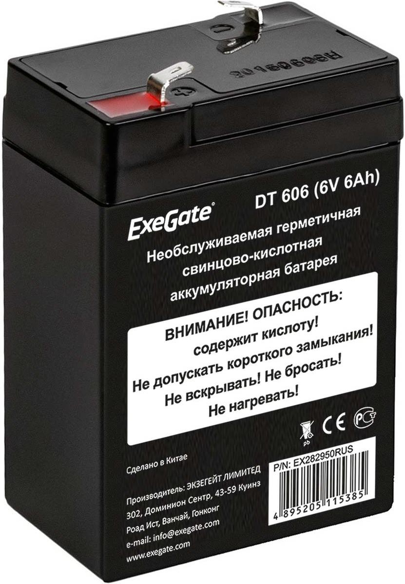 

Аккумулятор для ИБП ExeGate DT 606 [EX282950RUS], DT 606