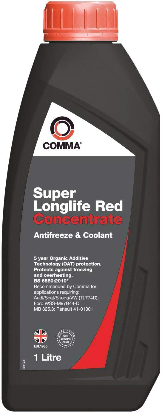 

Антифриз Comma Super Longlife 1л красный (SLA1L)