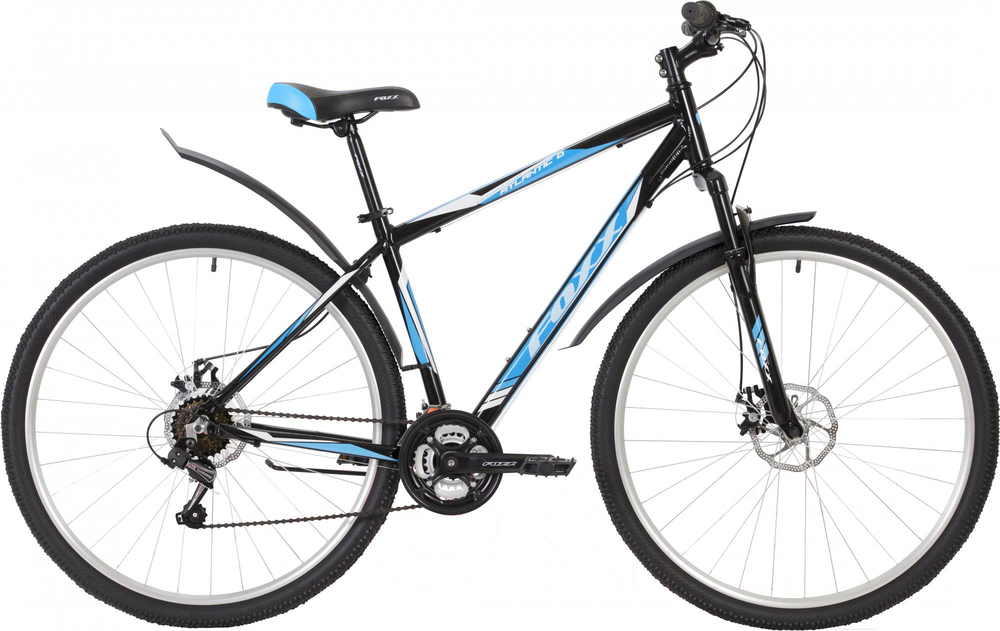 

Велосипед Foxx Atlantic D 29'' рама 20 дюймов 2019 черный [29AHD.ATLAND.20BK9], Atlantic D