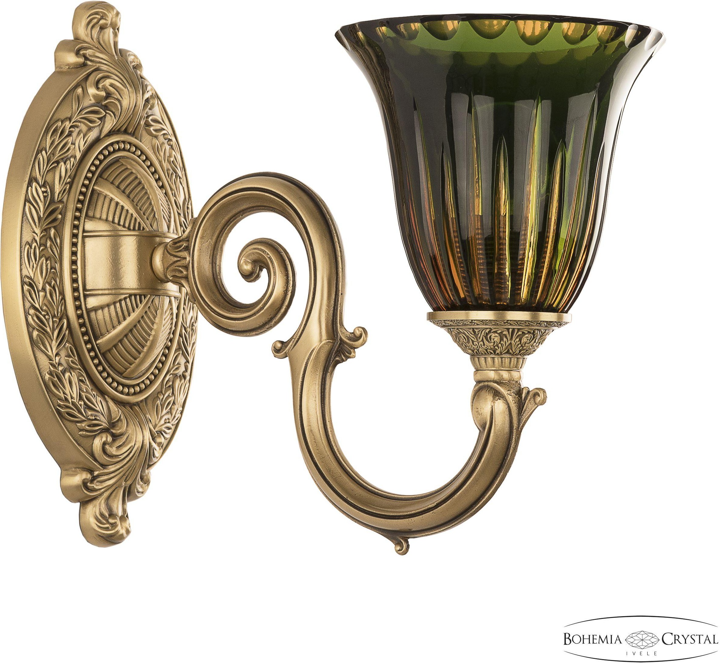 

Бра Bohemia Ivele Crystal 7203B10/1/175 FP P2 U Amber-Green/H-1K