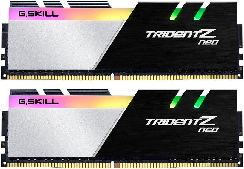 

Оперативная память G.Skill TridentZ neo DDR4 DIMM 16Gb PC-25600, Оперативная память G.Skill Trident Z Neo 2x8GB DDR4 PC4-25600 (F4-3200C16D-16GTZN)