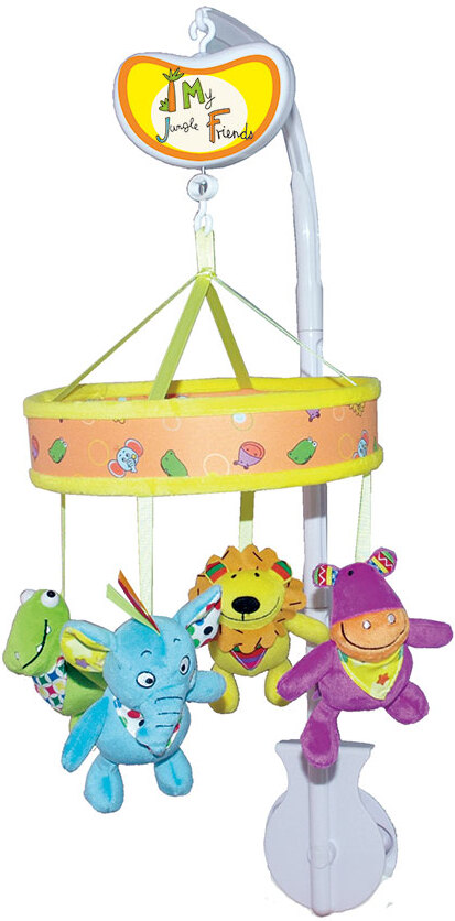 

Музыкальный мобиль Biba Toys Мои друзья из джунглей (JF357)