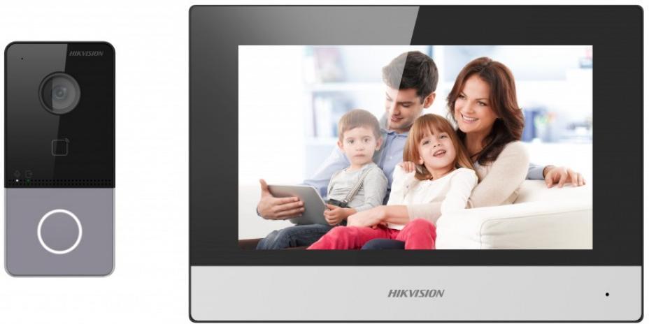 

Видеодомофон Hikvision DS-KIS603-P(B)