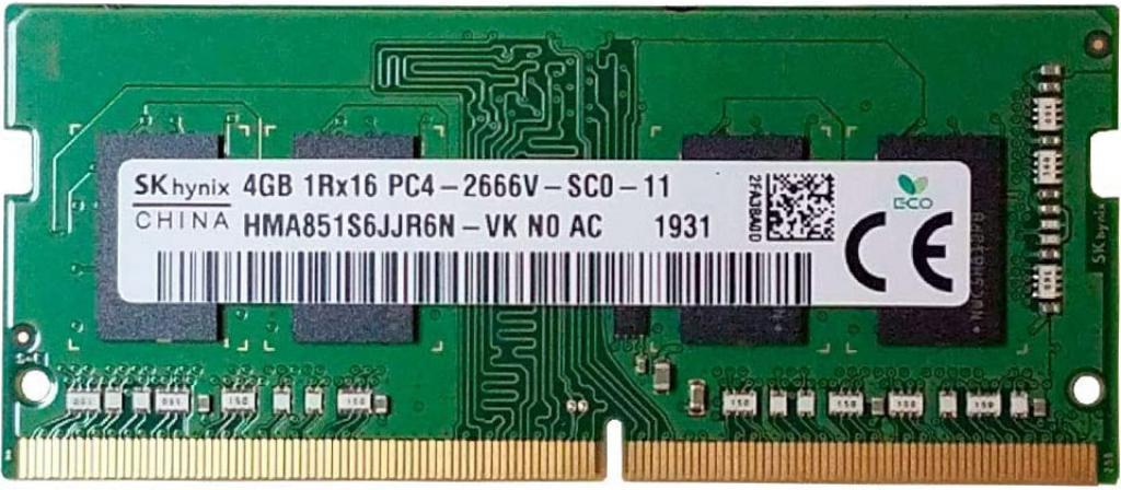 

Оперативная память Hynix SODIMM DDR4 4Gb PC4-21300 [HMA851S6JJR6N-VK], SODIMM DDR4 4Gb PC4-21300